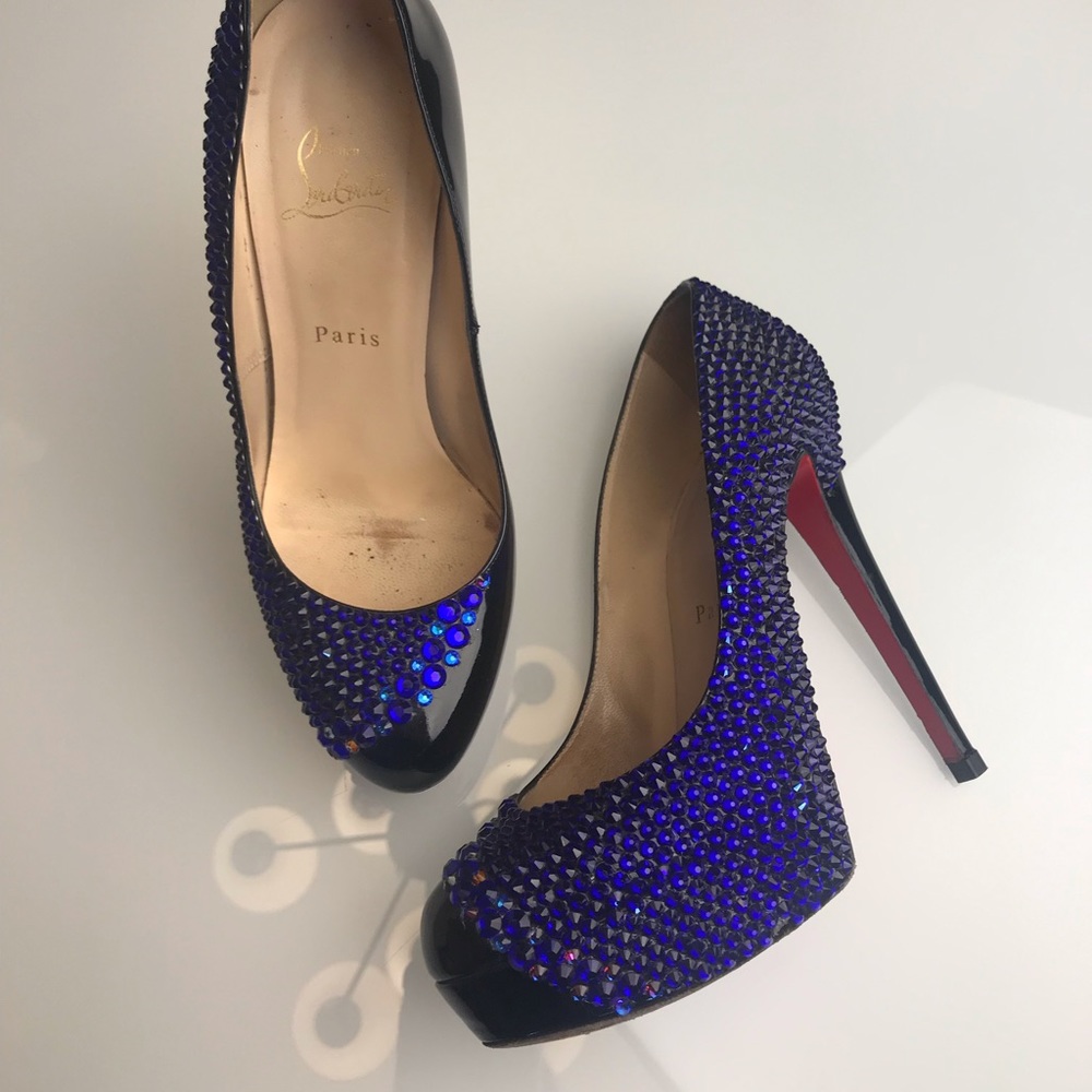 ❌SOLD❌CHRISTIAN LOUBOUTIN Swarovski custom Bianca - Picture 4 of 8
